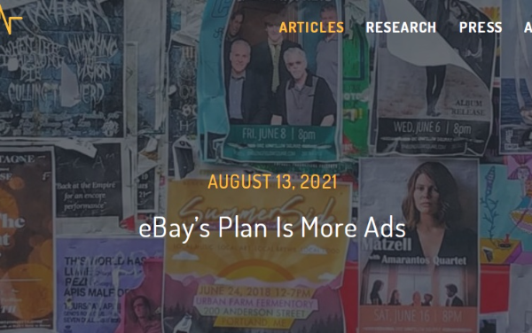 报告：eBay将引入更多的广告类型 摆脱增长困境